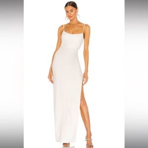 Lovers & friends KARMA maxi dress in white